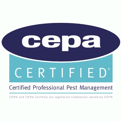 CEPA Certified Logo zur Bescheinigung von zertifiziertem, professionellem Pest Management
